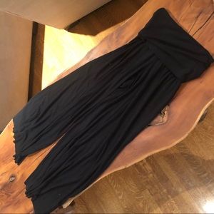Flowy Black Leisure Pants